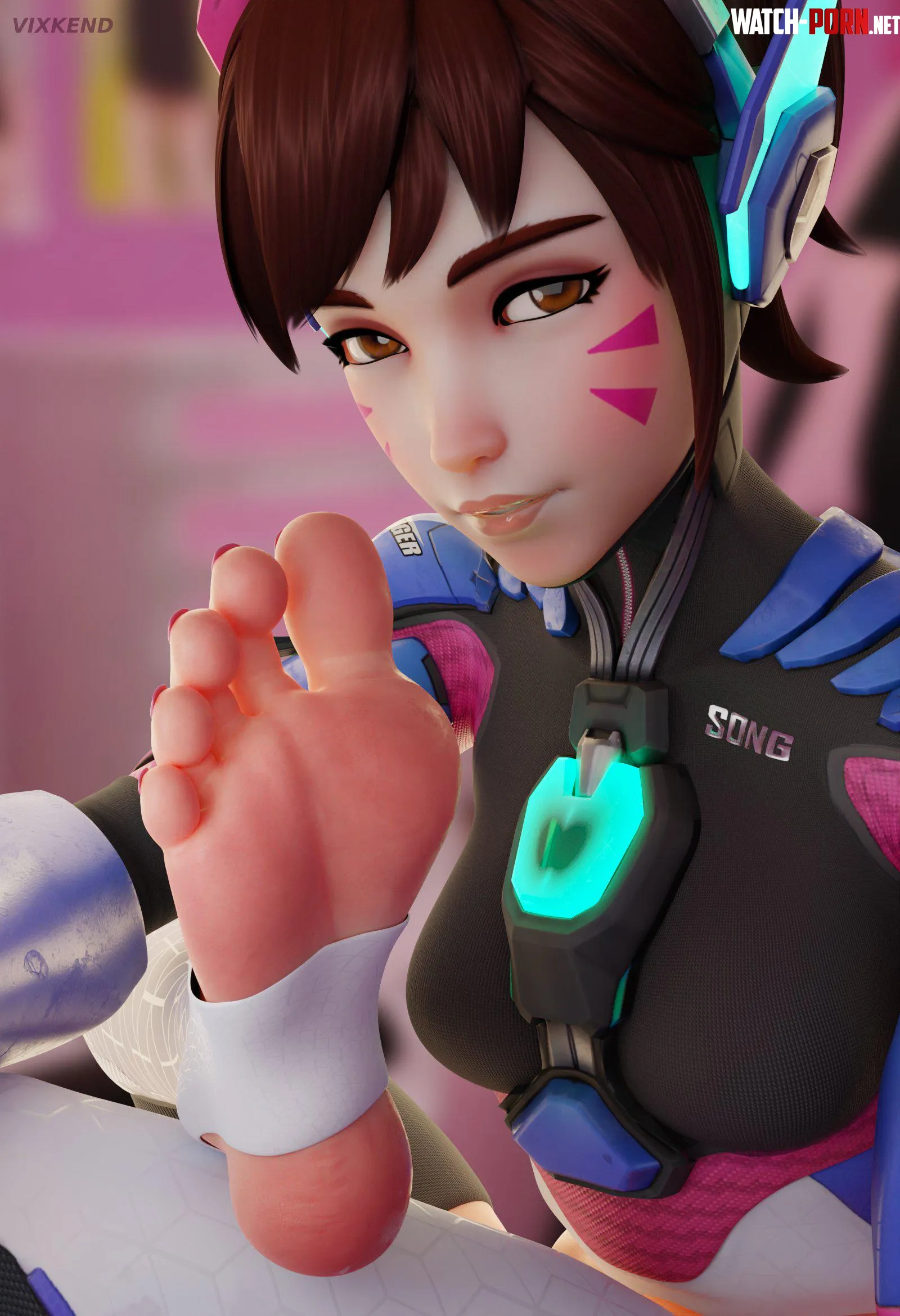 Dva Overwatch Vixkend  by Kyoto709