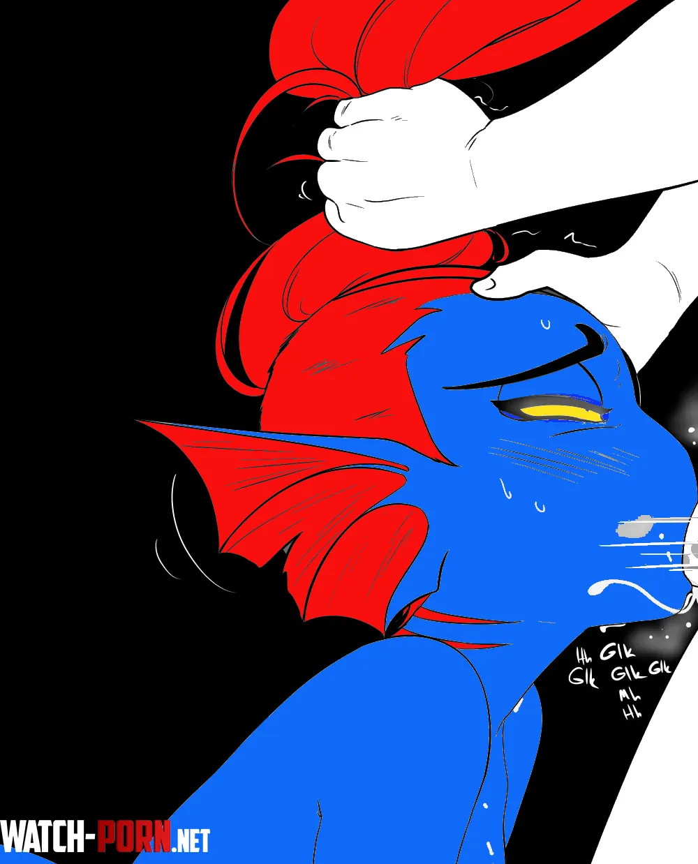 Undyne Fancolor original by Haaru  by Cool-Dig3046