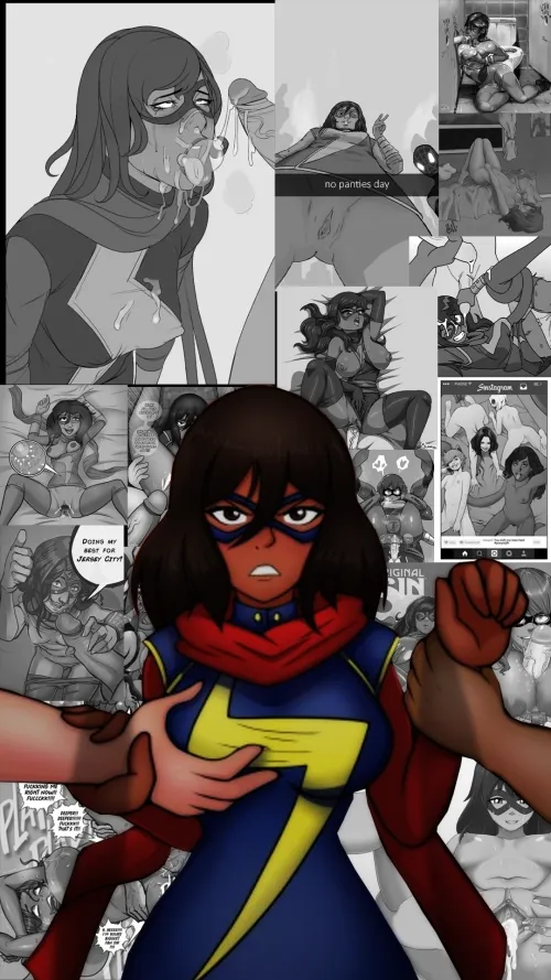 Thumbnail Indulge in Kamala Khan Ms Marvel Hentai Art by PhotoPutrid2776