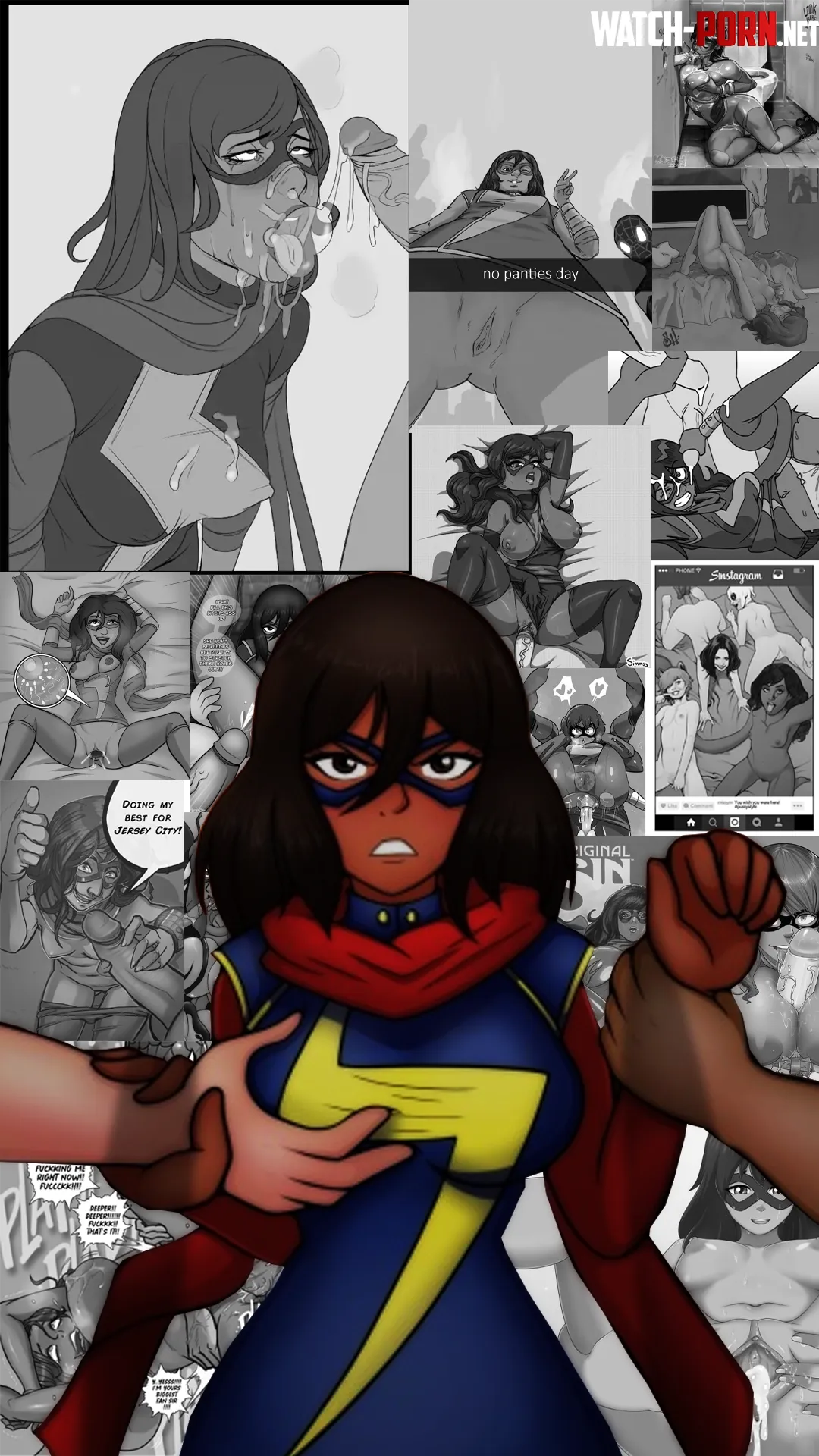 Kamala KhanMs Marvel Hentai Wallpaper art behyoreisan by PhotoPutrid2776
