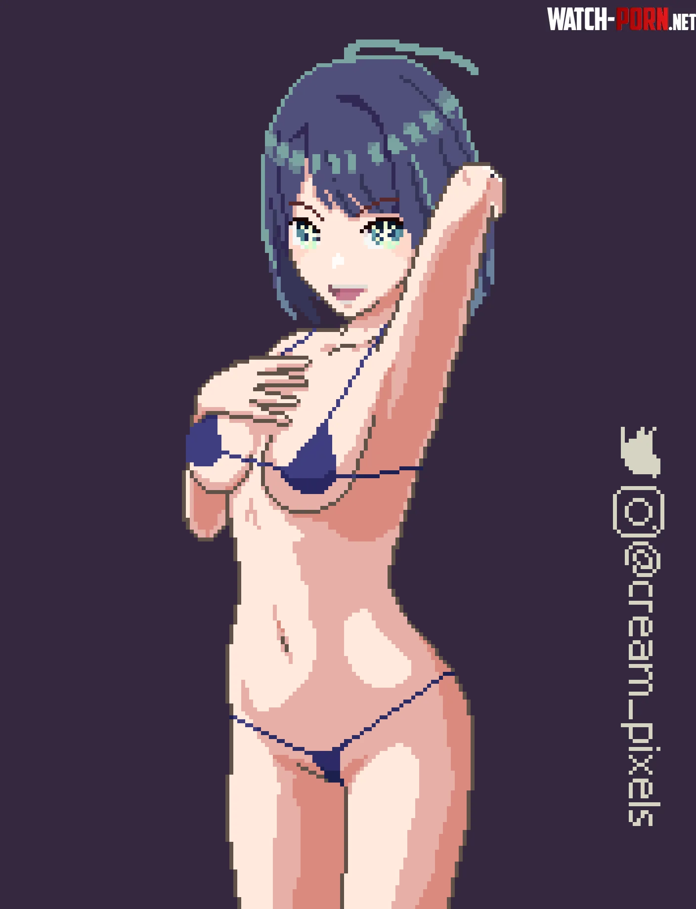 Akane Kurokawa in hot pixels by CreamPixels