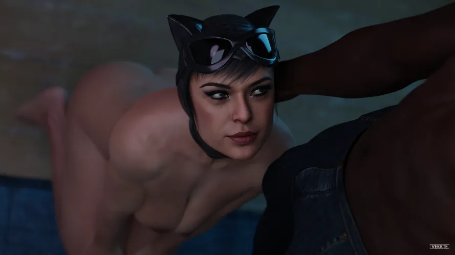 Thumbnail Catwoman Obedient Kitty Vekkte - Kuro-Oji's Dive | Superheroporn