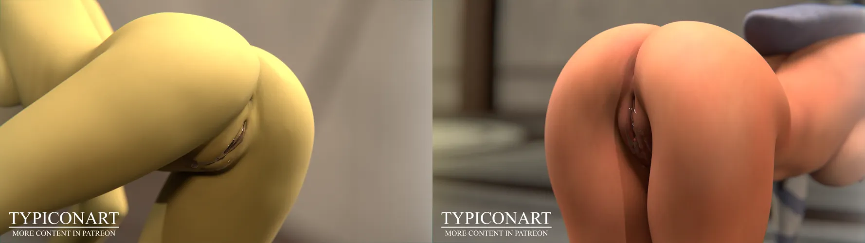 Thumbnail Comparing 'Two Asses' by Typiconart in Star WarsNSFW Category