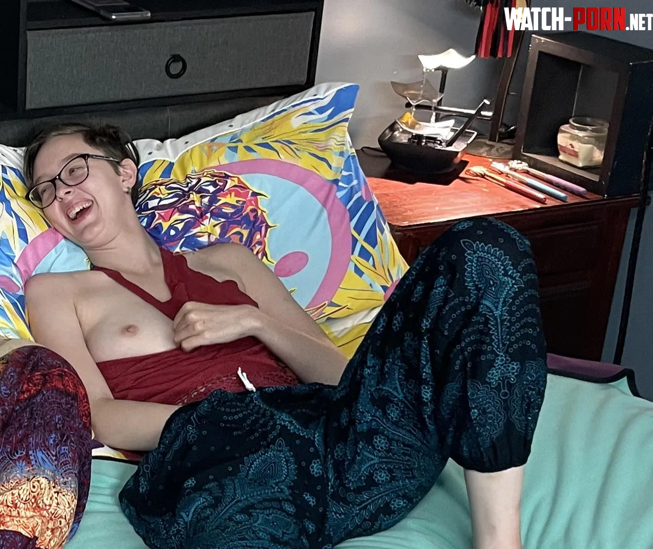 Nerd is having a little morning fun  by No_Interview_6489