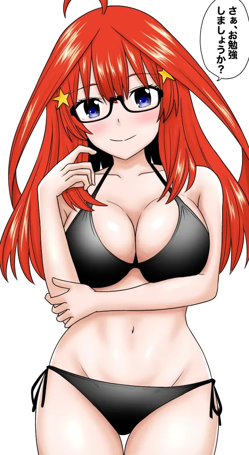 Thumbnail Sultry Itsuki Nakano's Bikini Style by Csxc