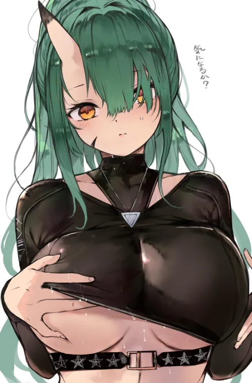 Thumbnail Hoshiguma Arknights by Zewen_Senpai - MonsterGirl Artistry Unveiled