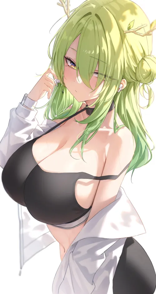 Thumbnail Ceres Fauna in Sports Bra: Rurunnnn Hololive Reveal