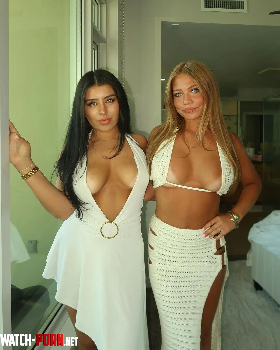 Women dressed in white  by dogsnolegs2