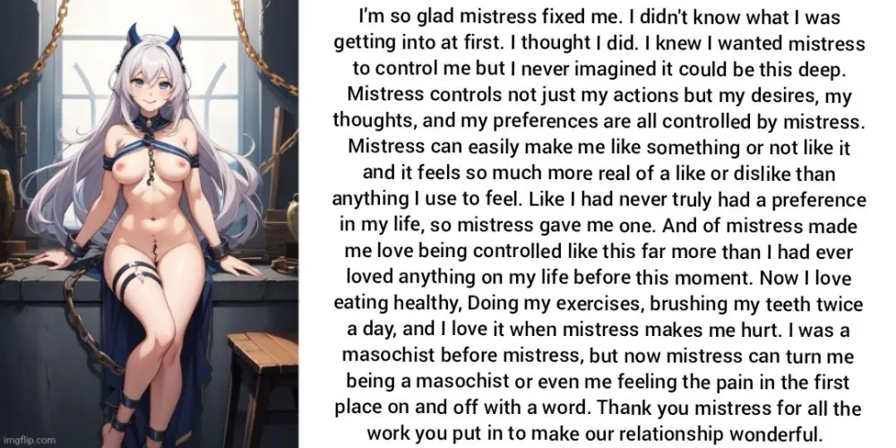 Thumbnail Hypnotic Femdom Captions for Subtotal Control by Kinky93784 in Hentai Category
