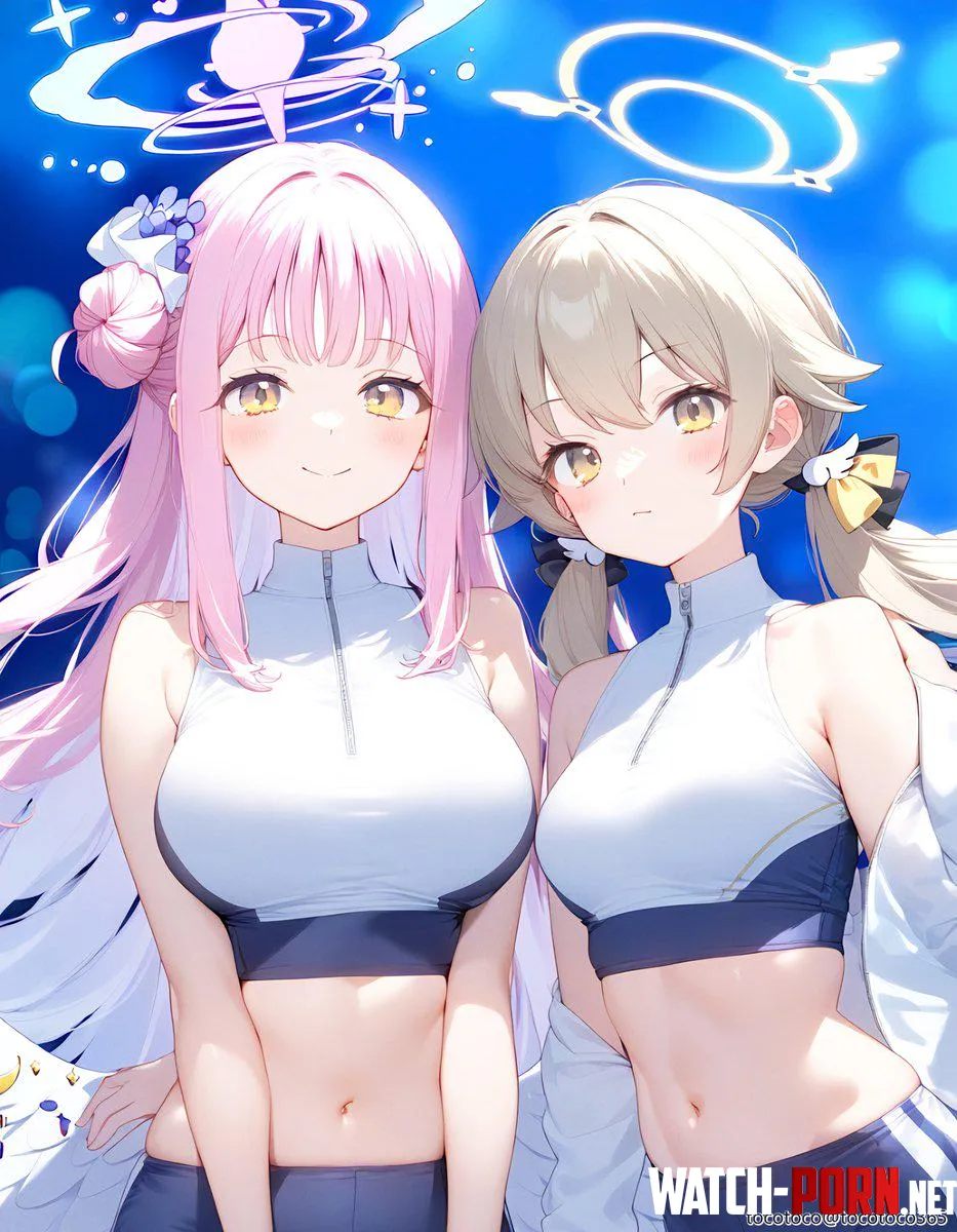 Mika amp Hifumi Blue Archive by CheetahSperm18