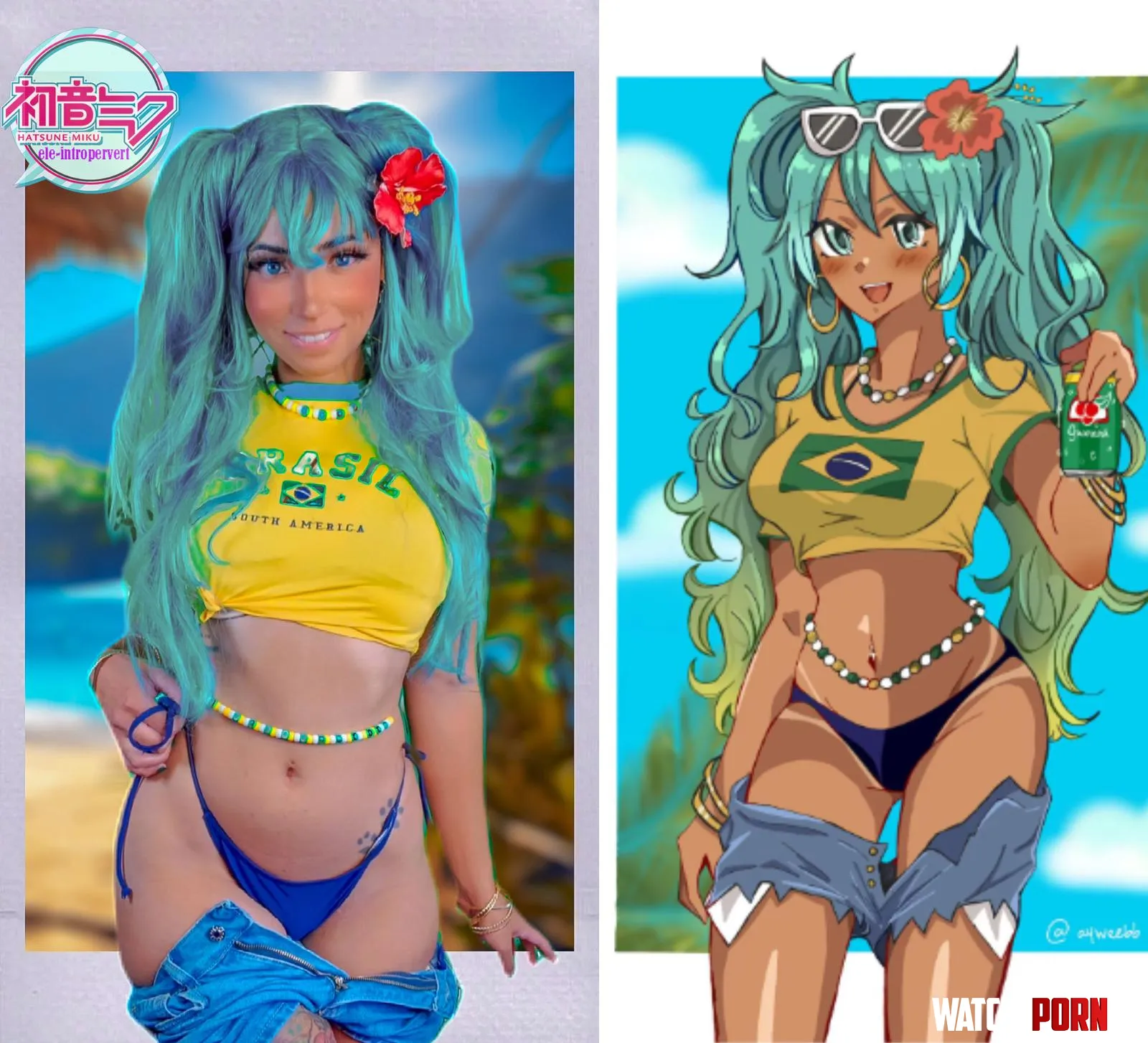 Brazilian Miku by Eleintrop  by Ele-intropervert
