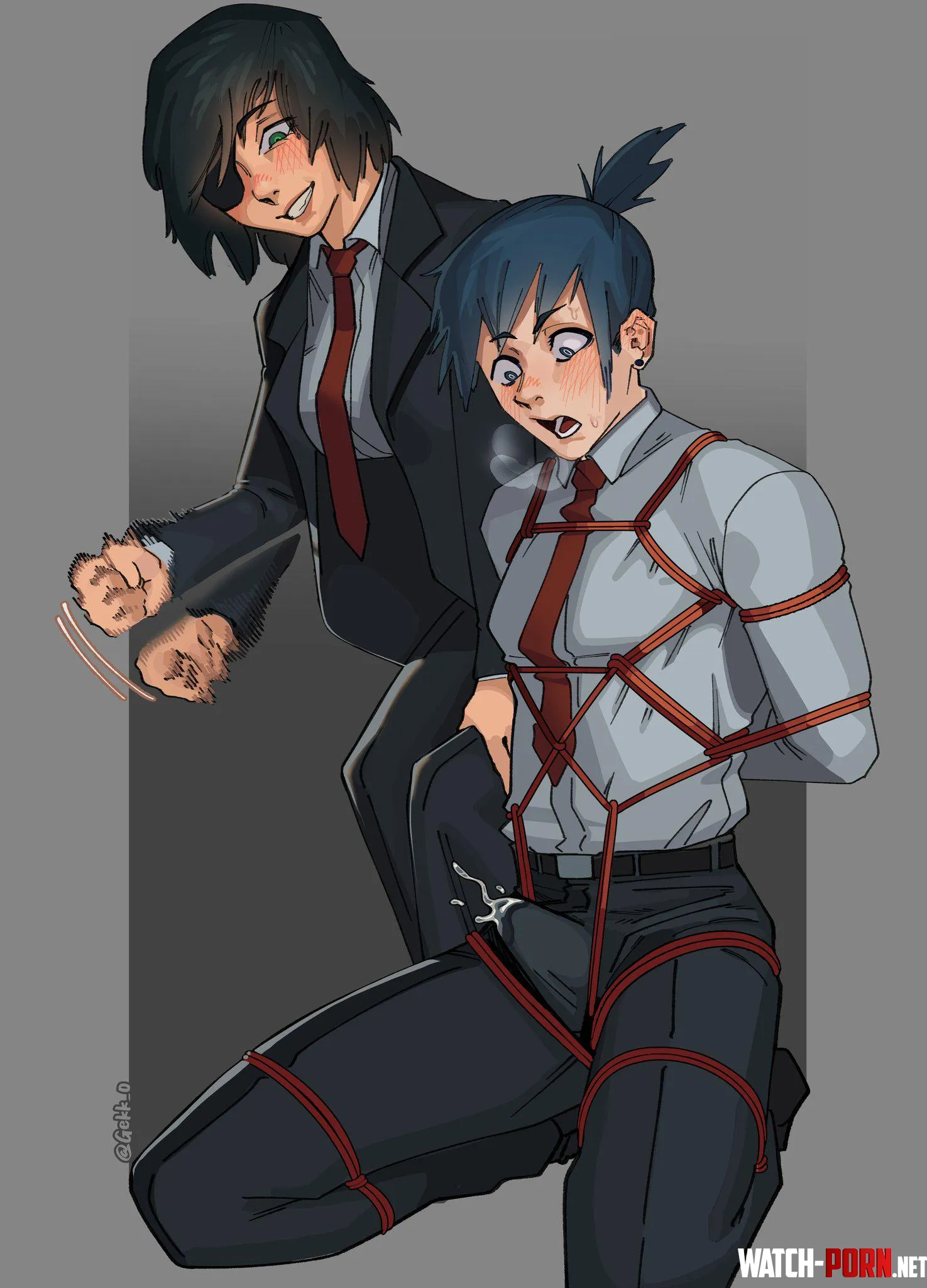 Himenos invisible handjob  by Somanycookies1