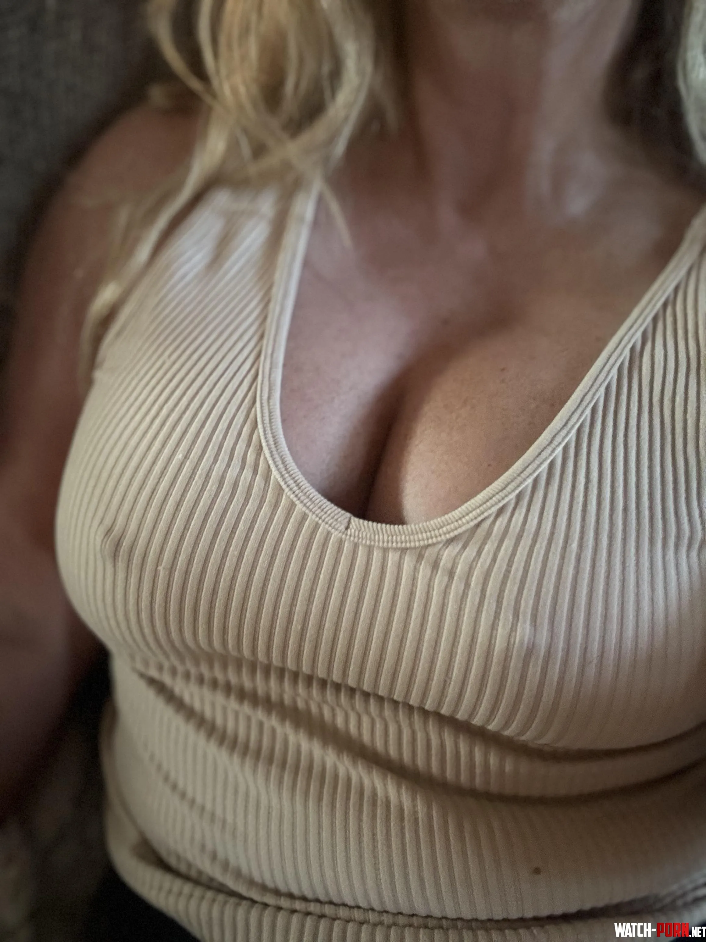 Bras are not an option at home by Candicurves76