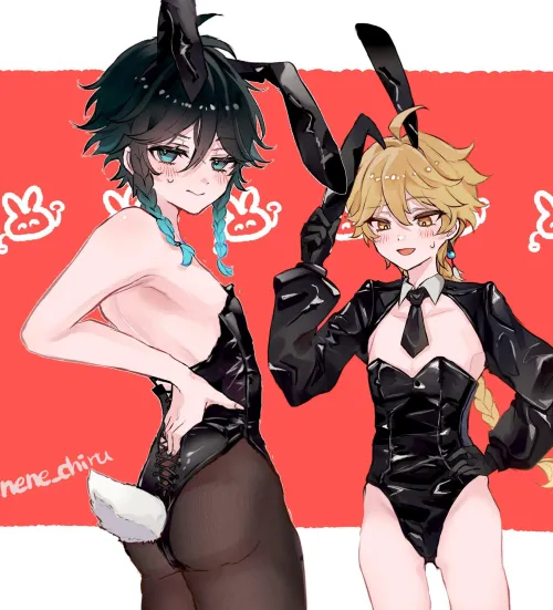 Thumbnail Bunny Genshin Bois: Unique Perspectives by pedoro_pedoro in CuteTraps