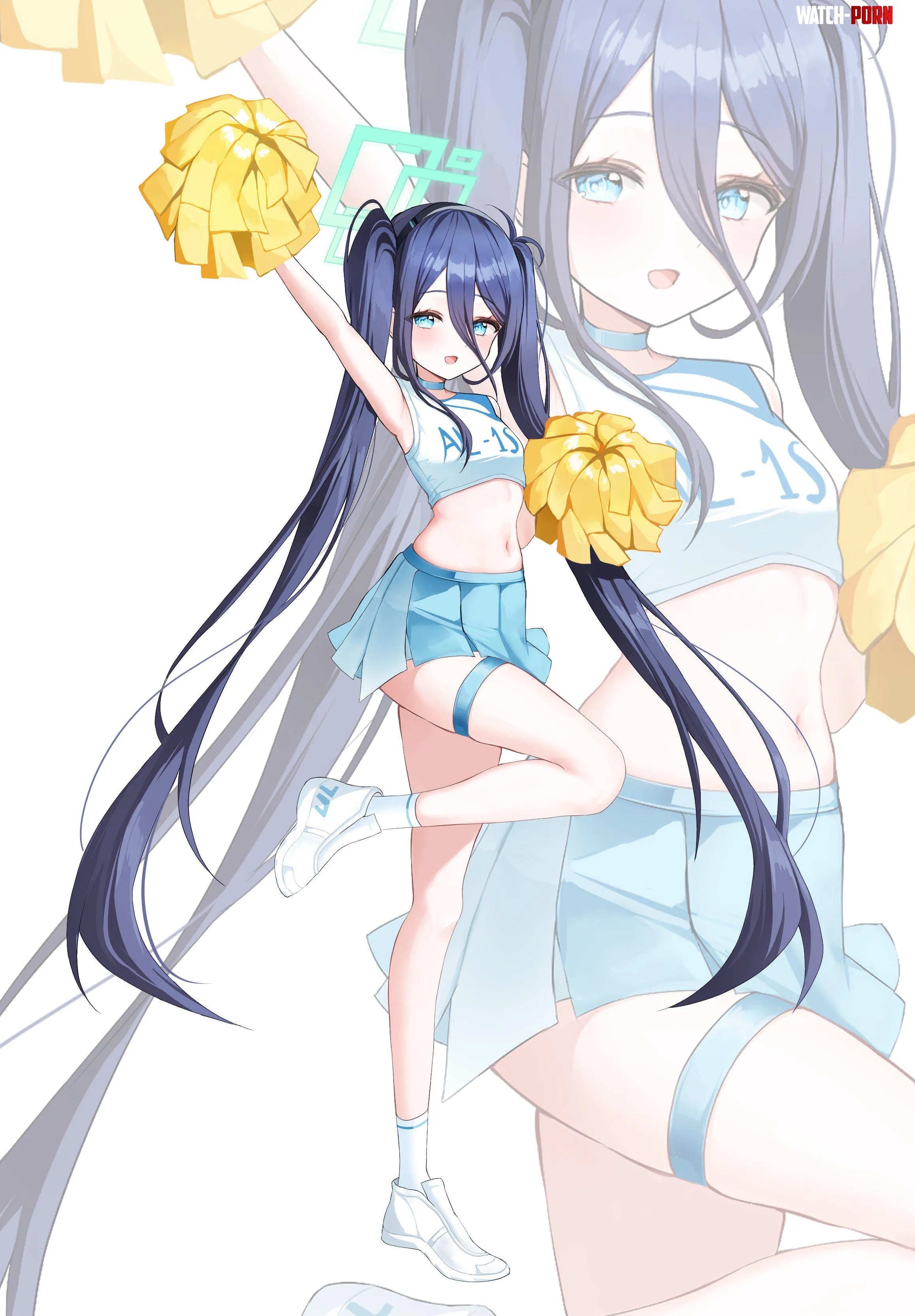 Cheerleader Alice Blue Archive by CheetahSperm18