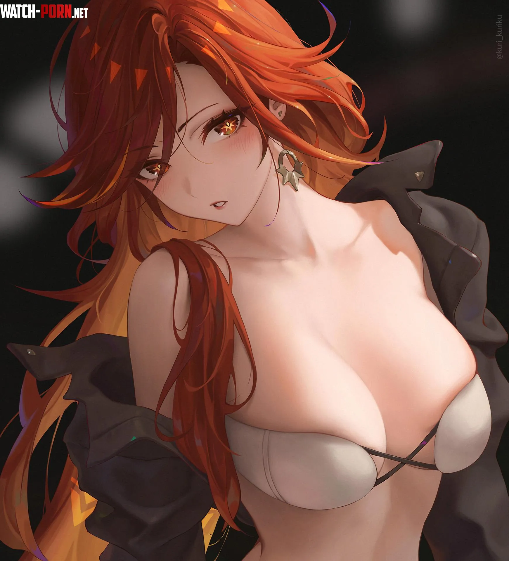 Mavuika opens her jacket kurikuriku Genshin Impact by elegantloveglimmer