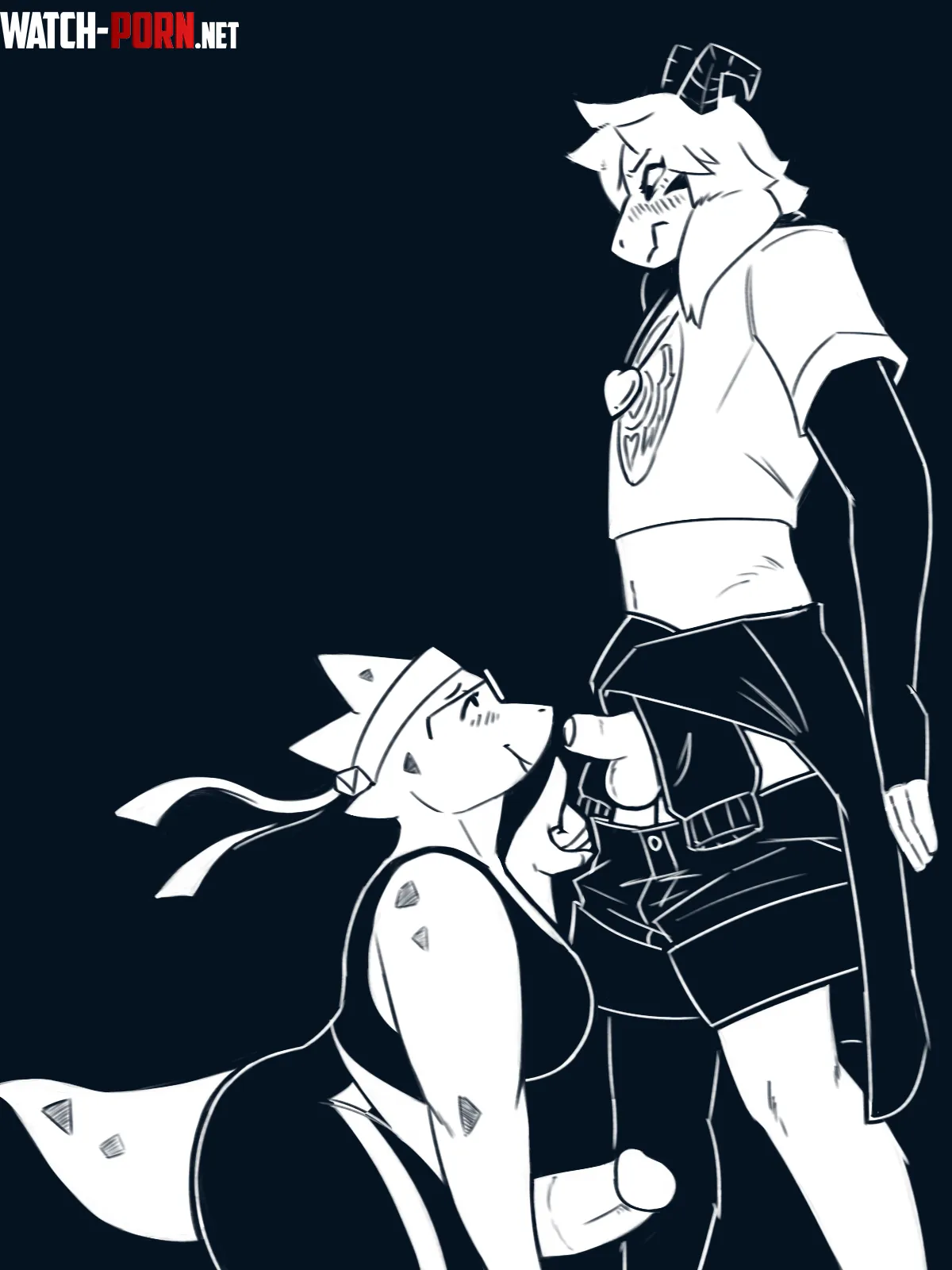 AlphysAsriel Size Difference by Dracozhilla