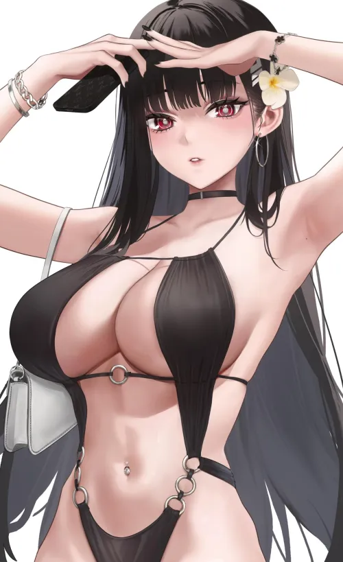 Thumbnail Discover 'Swimsuit Rio Blue Archive' by CheetahSperm18 in Pantsu Category