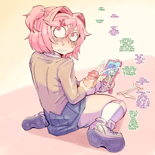 Thumbnail Caught You, Natsuki! - Boxchan's Rendition in DDLCRule34 by cyborgkid34