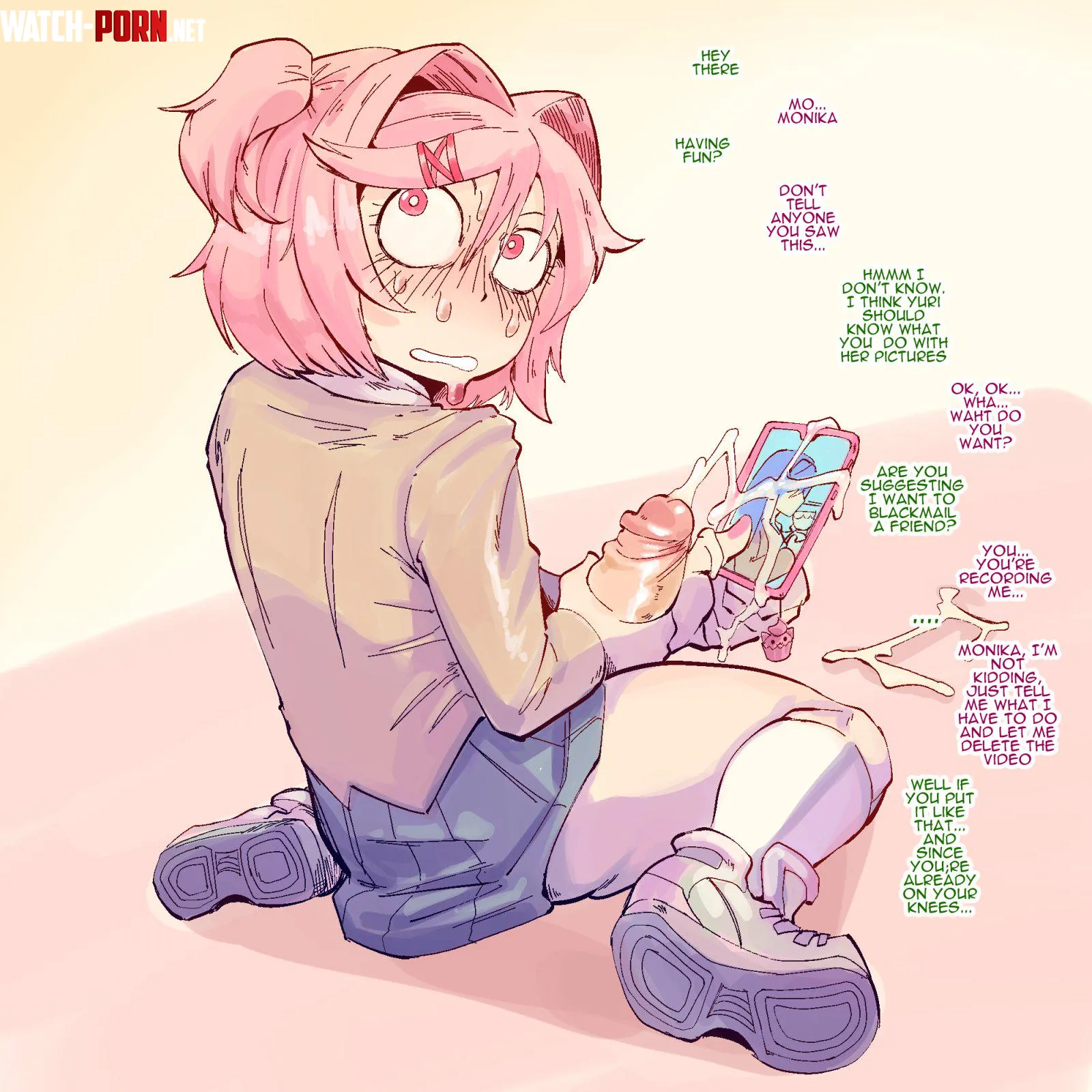 Caught you natsuki artist boxchan by cyborgkid34