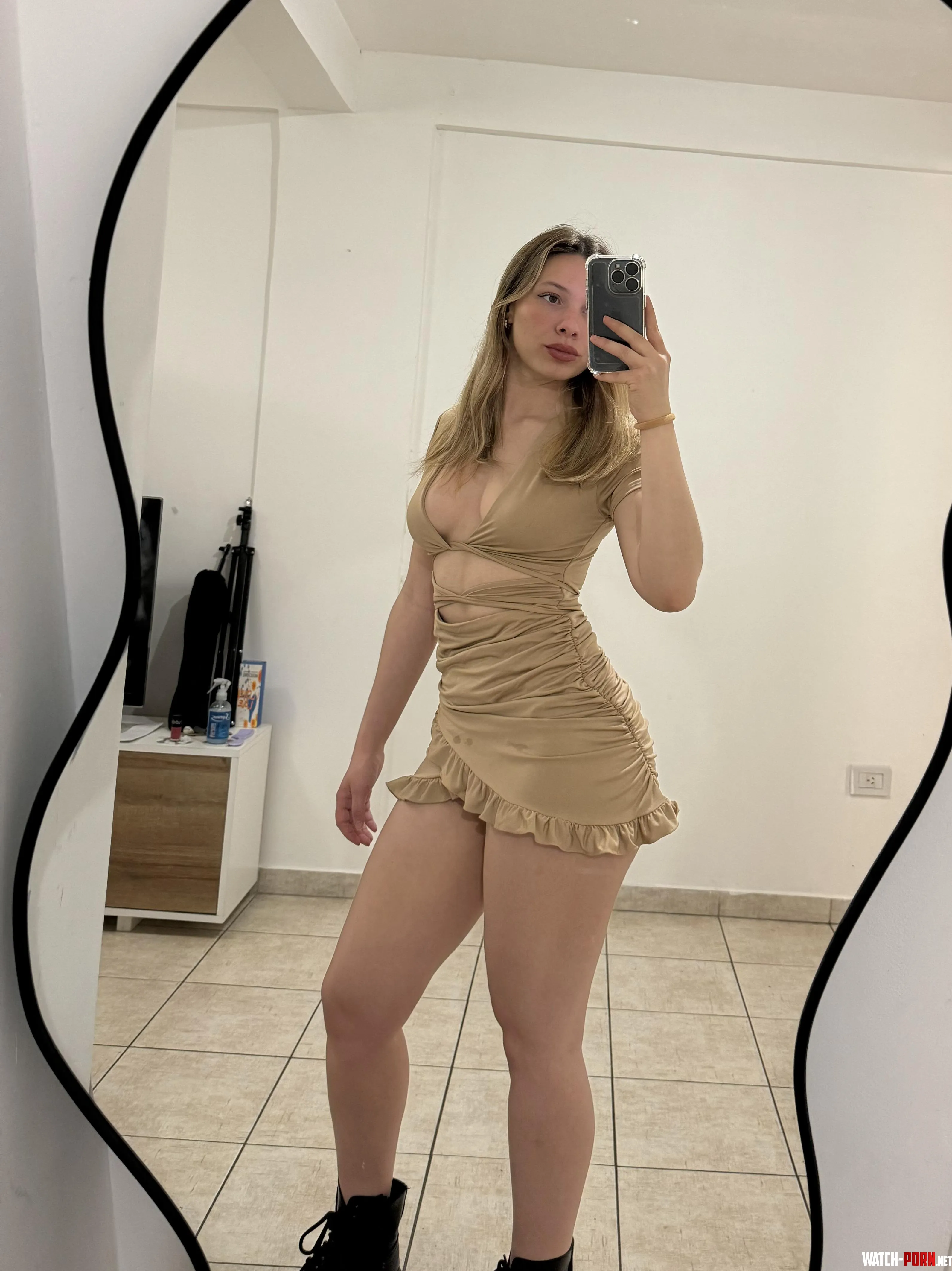 Do you like my new dress papi Come and rip it off by anitamarie9