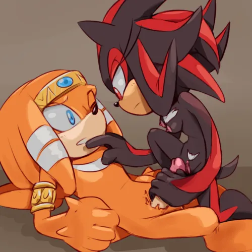 Thumbnail Genderbent Sonic Characters: Shadow and Tikal - Incognitial