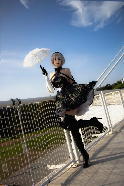 Thumbnail Mesmerizing Mahou Shoujo 2B by naensi | Best Cosplay Choice