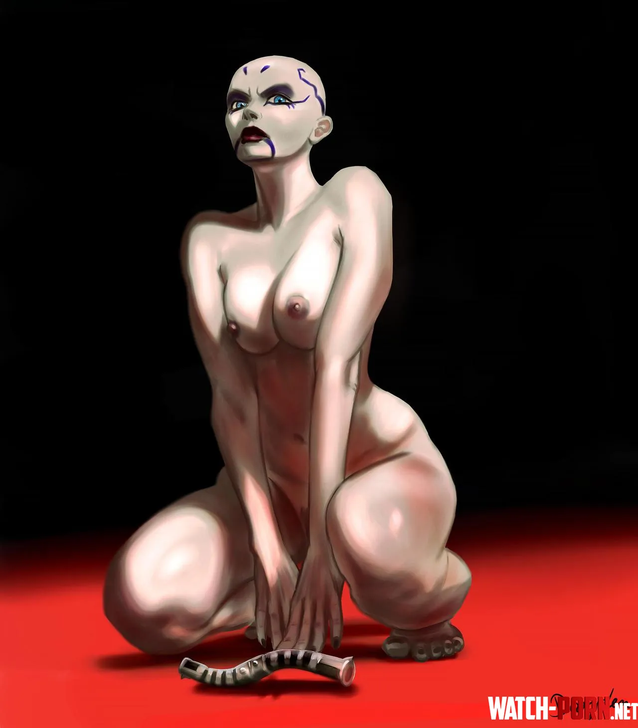 Asajj Ventress  pinup by Dargielen Me by Mearel