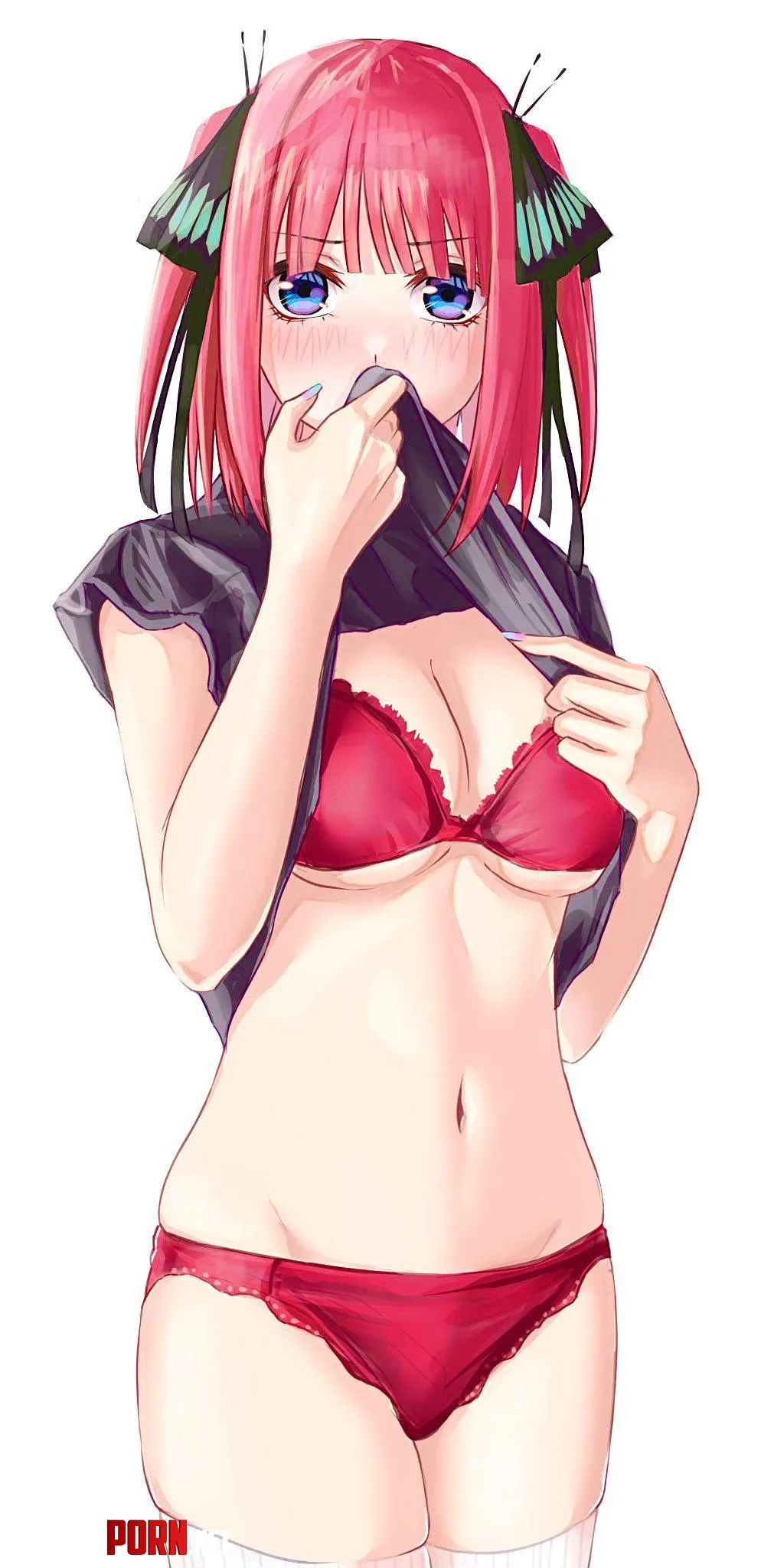 Nino Showing Off Her Lingerie The Quintessential Quintuplets by Csxc