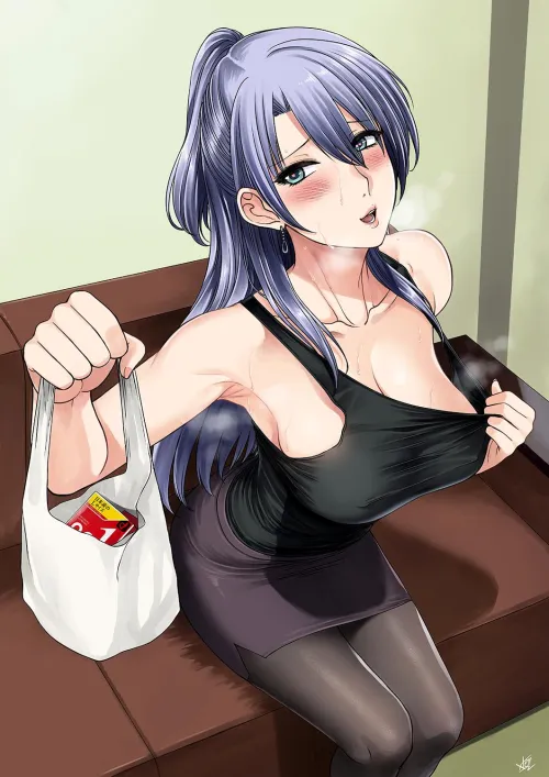 Thumbnail Sufficient Condoms for Memorable Night|Author: Azazel_Hazelrink|Category: AnimeMILFS
