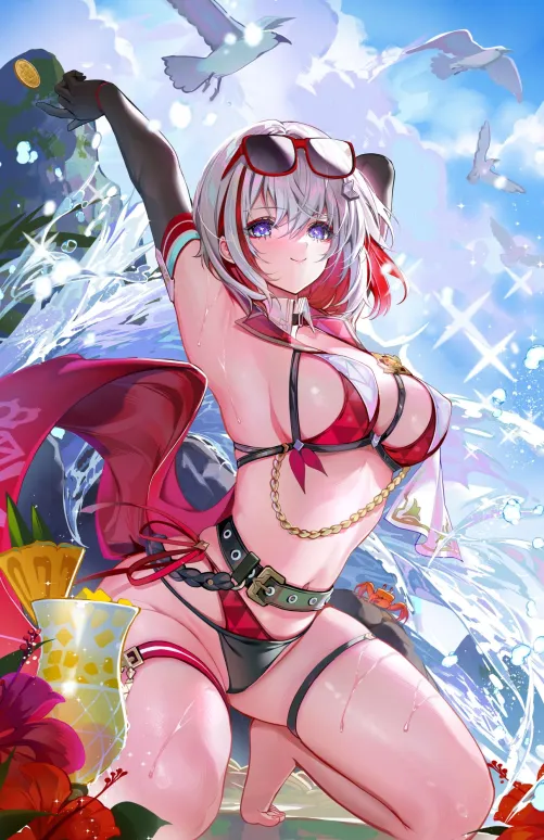 Thumbnail Stunning Swimsuit: Topaz in Honkai Star Rail | AluminiumGnat