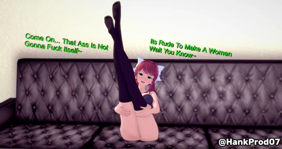 Thumbnail Don't Make Monika Wait OC by Alternative_Cake_796 | DDLCRule34