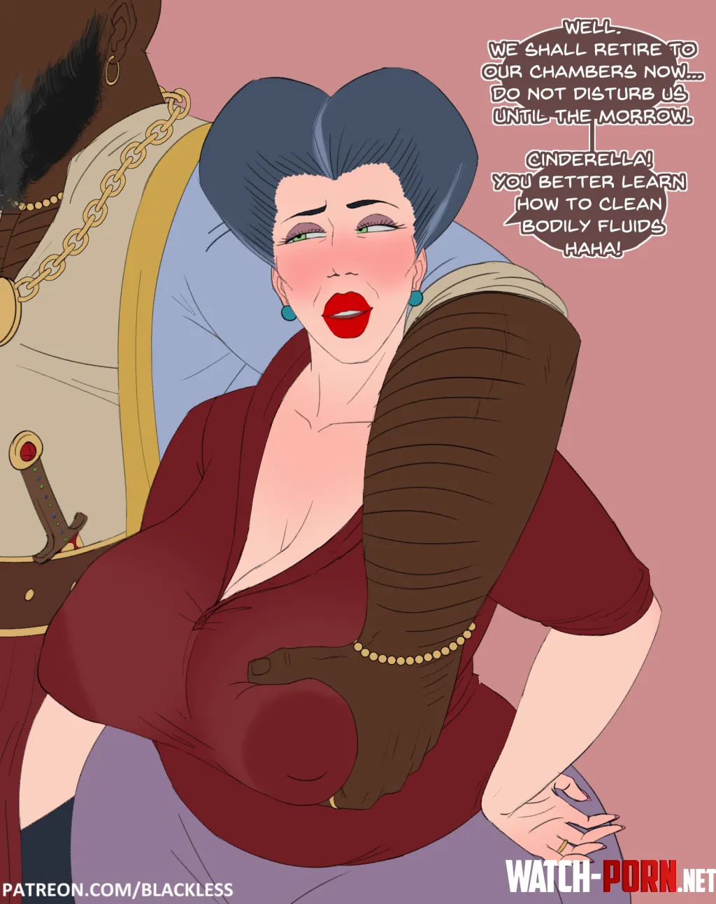 Lady Tremaine night blackless by Hawaiikoto
