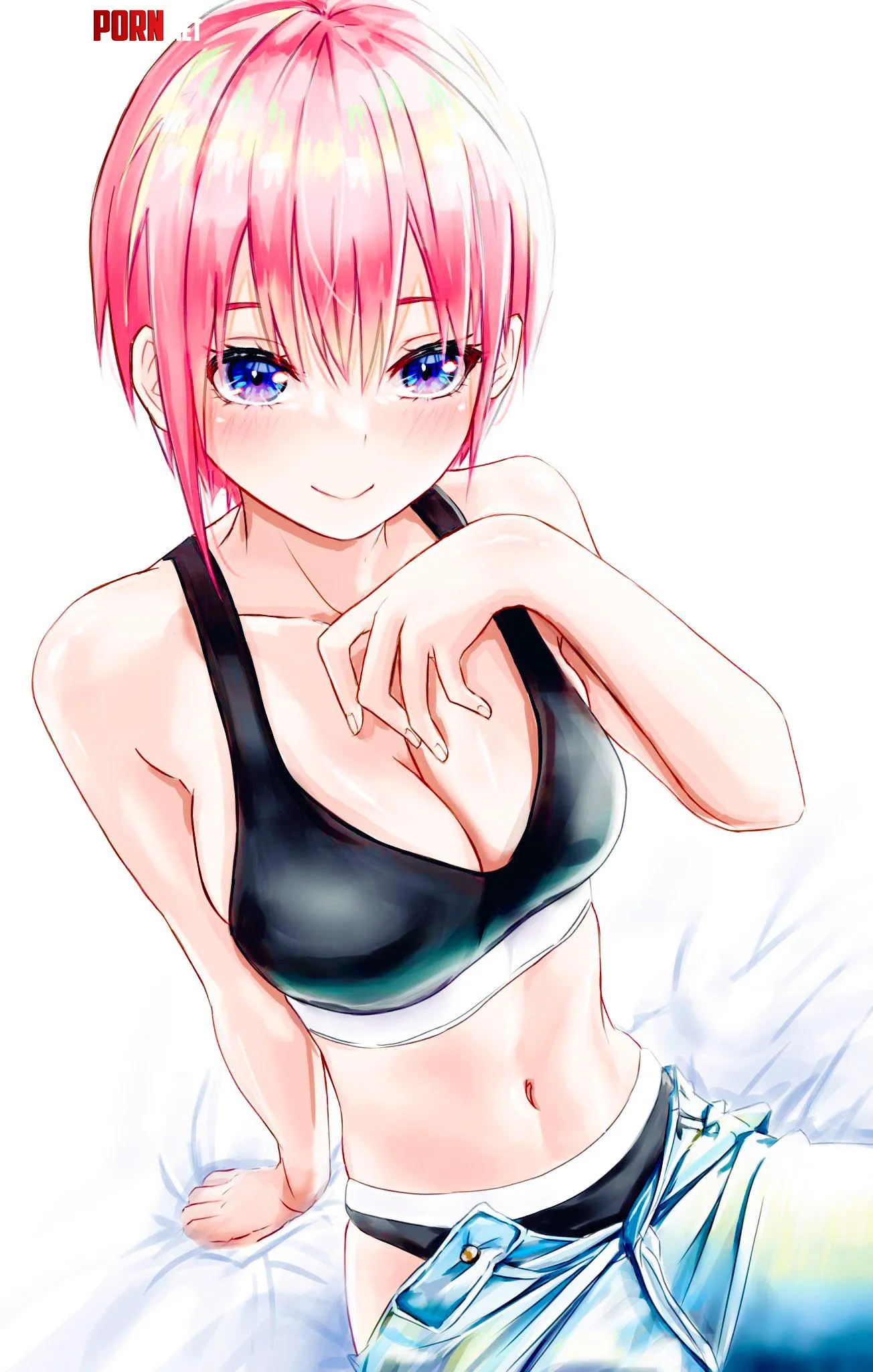 Ichika Blushing While Getting Dressed The Quintessential Quintuplets by Csxc