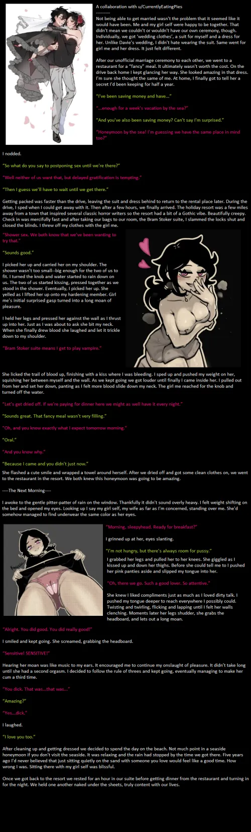 Thumbnail Multiverse Explorations: Alt Self's Shower Marriage in Hentaicaptions