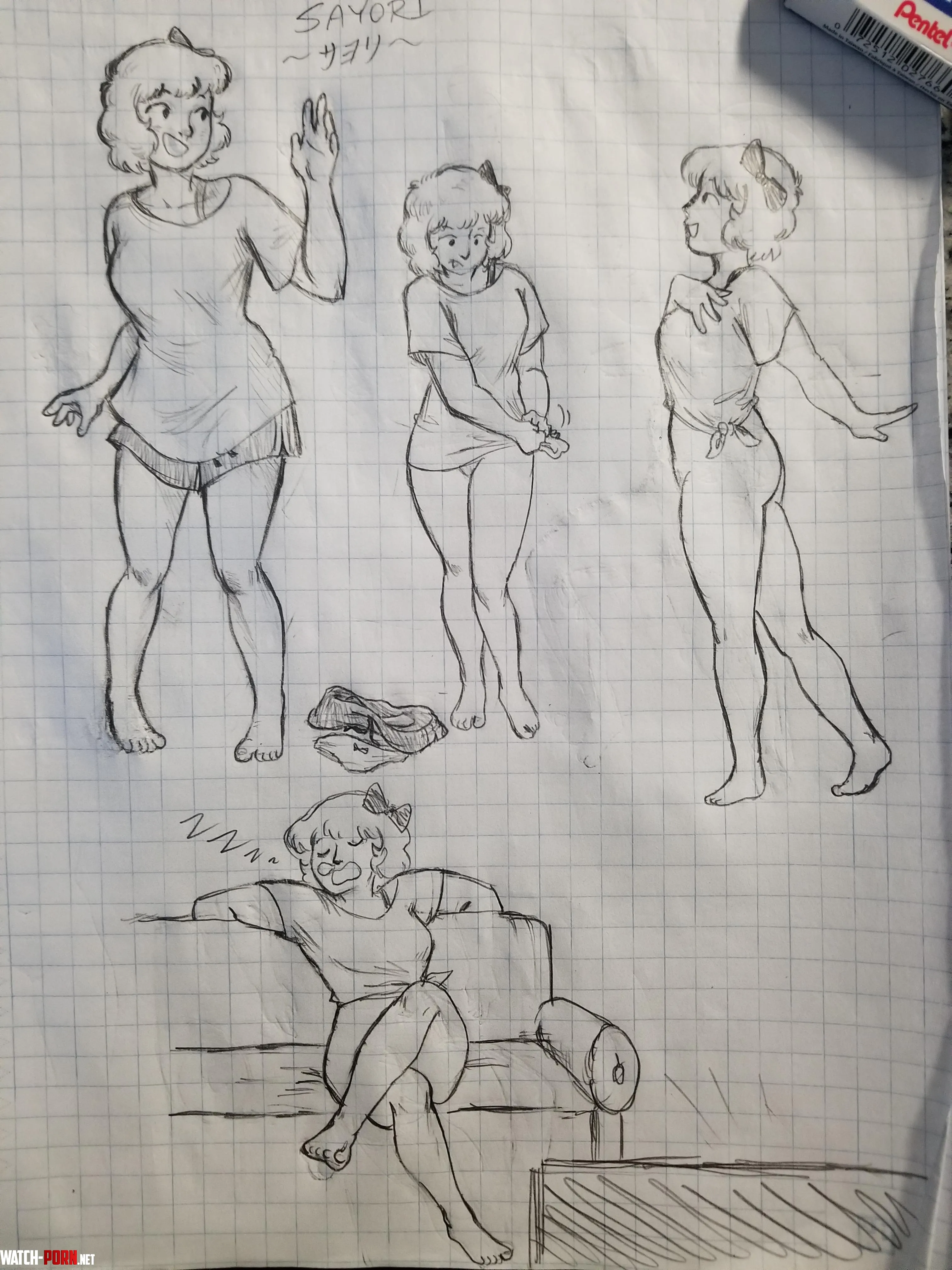 Sayori doodles OC by SocratesStates