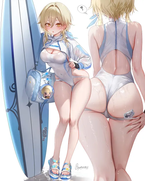 Thumbnail Lumine's Adventure in Genshin Impact: Sukebei Sensation by elegantloveglimmer
