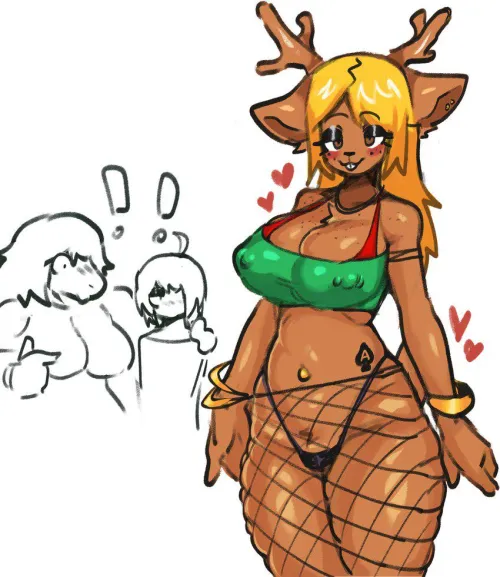 Thumbnail Slutty Noelle: A Steamy Tale by DOGE_HENTAI_LOL in UnderTail Category
