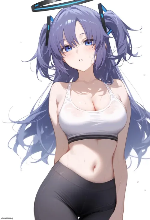 Thumbnail Yuuka Hayase Blue Archive: A Detailed Look by Author CheetahSperm18 in animemidriff Category