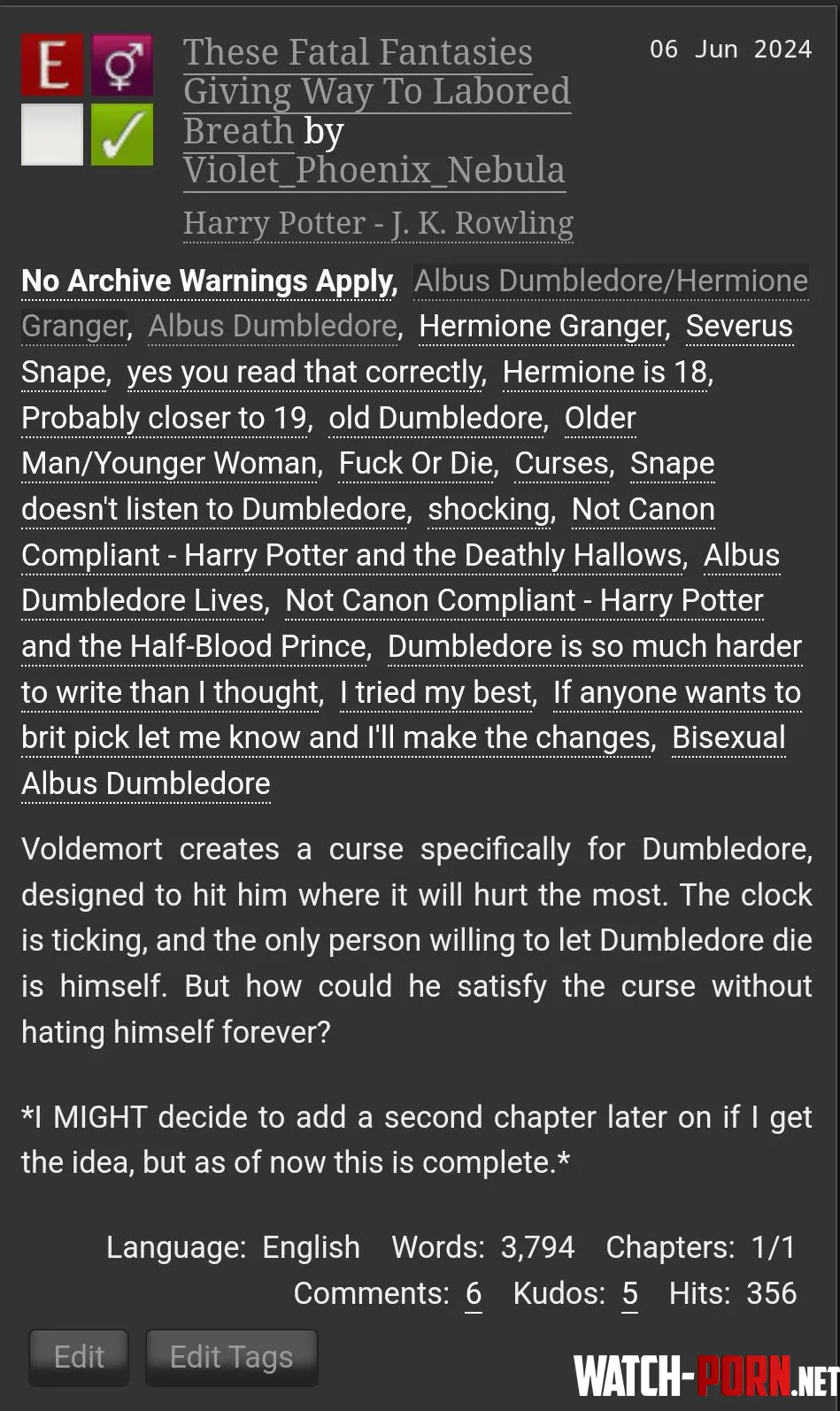 This seems like an excellent place to share my slightly insane fuck or die fic I wrote and posted last week if anyone is up for an unconventional pairing by 20Keller12