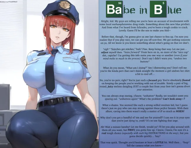 Thumbnail Babe in Blue: A Captivating Poll on Seduction and Teasing