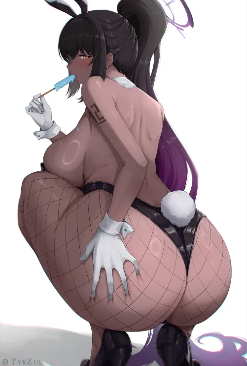 Thumbnail TyrZul Presents Karin with a Popsicle from Blue Archive | Sukebei