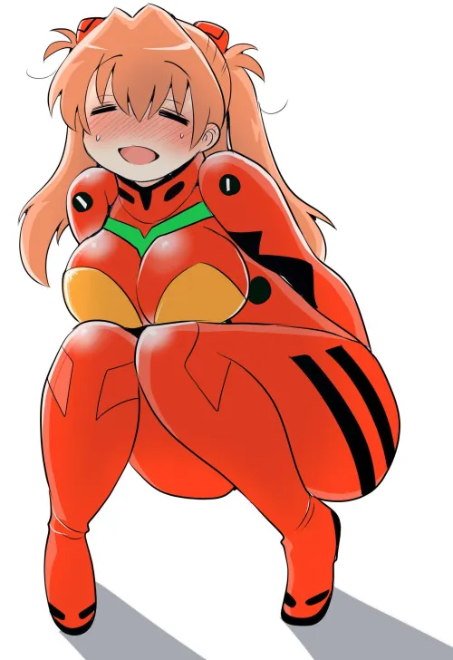 Thumbnail Analyzing the Enigmatic Pose of Asuka Stooping Down by LafterMastr