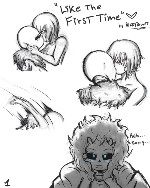 Thumbnail Frisk x Sans: A Steamy Comic Tale | NkkkyDrawft