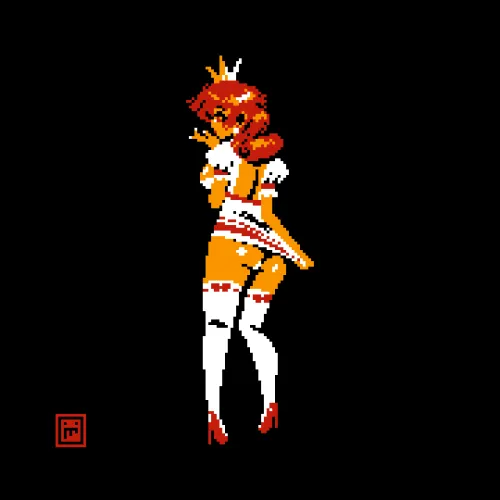 Thumbnail Princess Peach Pixel Art: A creative indulgence by mykarmykar