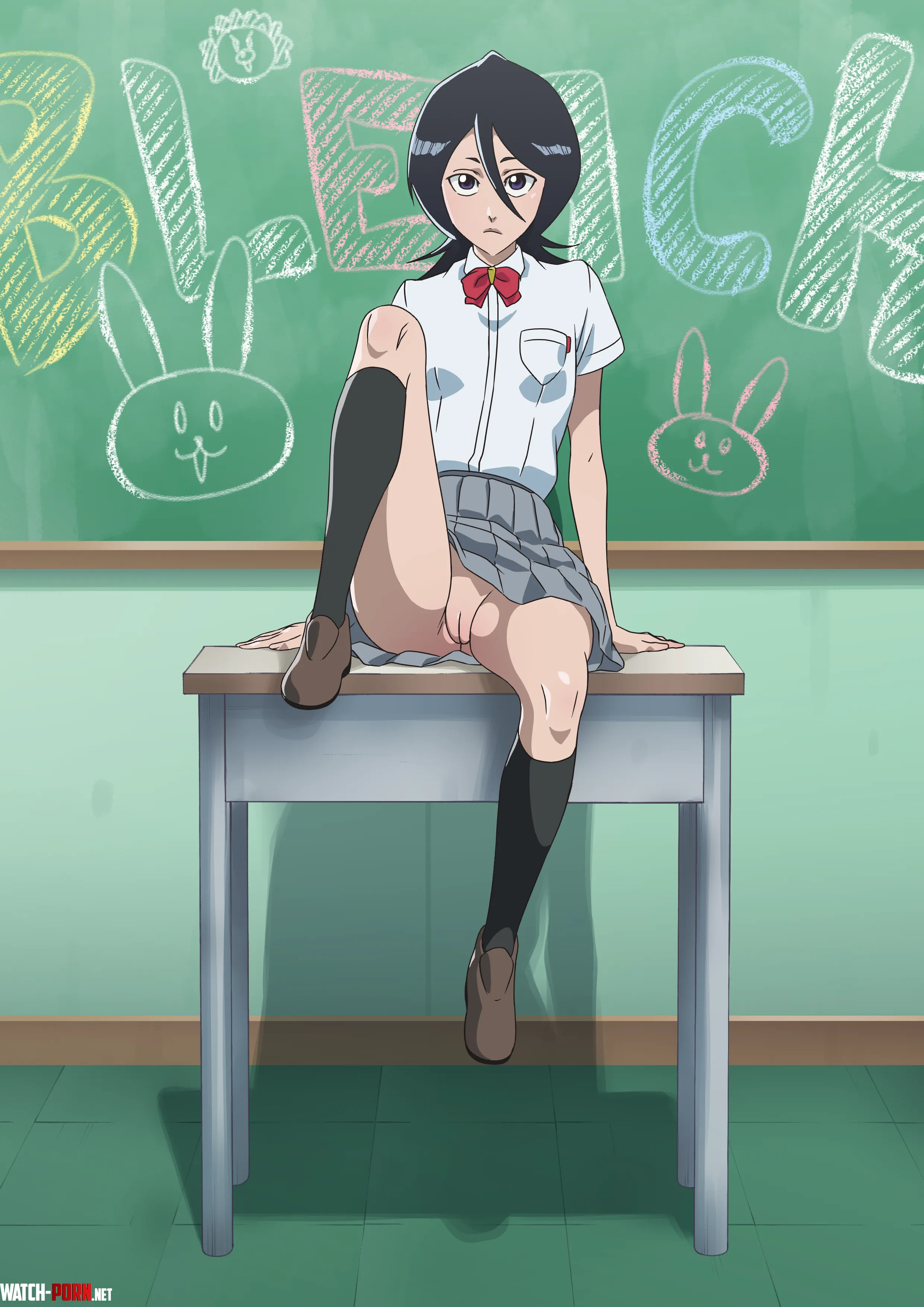 Rukia Kuchiki on Desk Antoniomalara by Mysterious-Craft-476