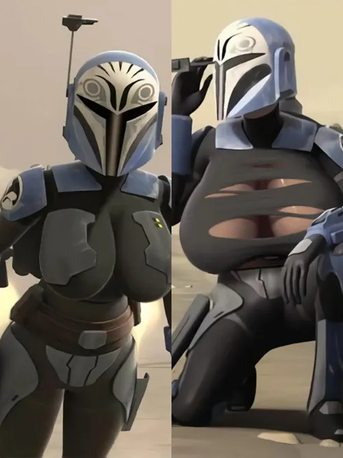 Thumbnail Unexpected Encounter: Bo-Katan's Big Tits Incident by Weird_Collection8621