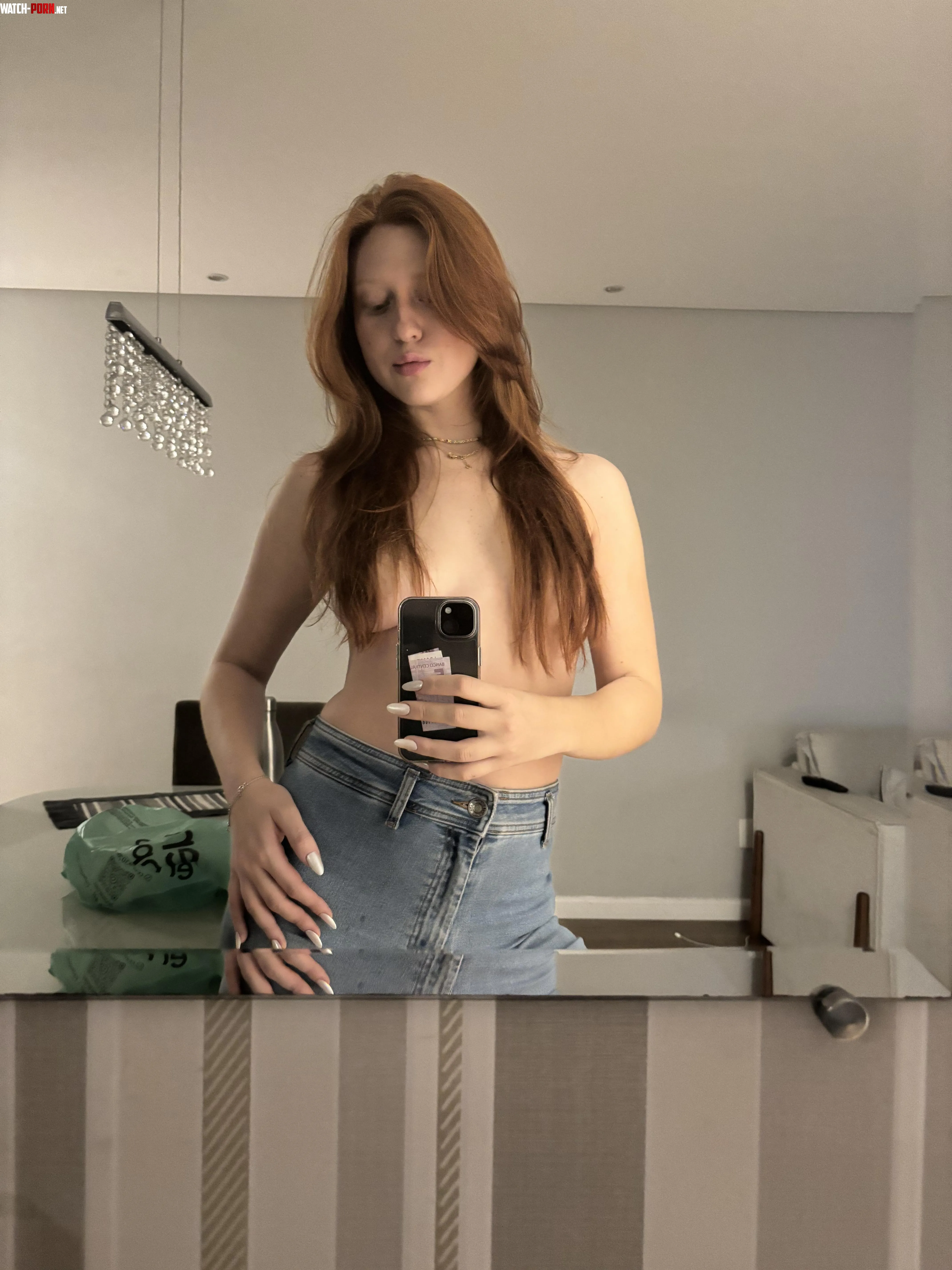Topless redhead ready for you  by temptingmaskof