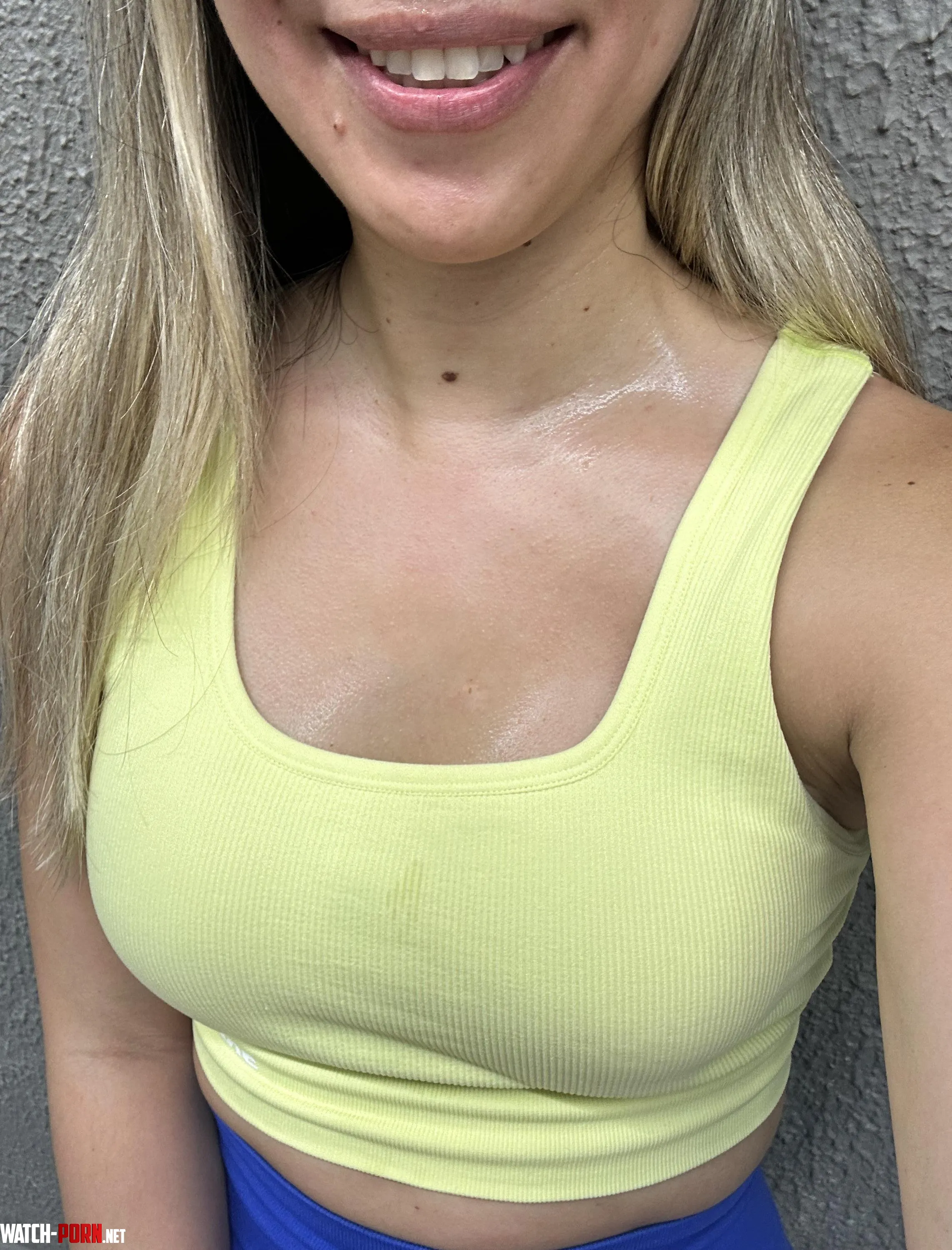 After gym too sweaty  by sunsunny23