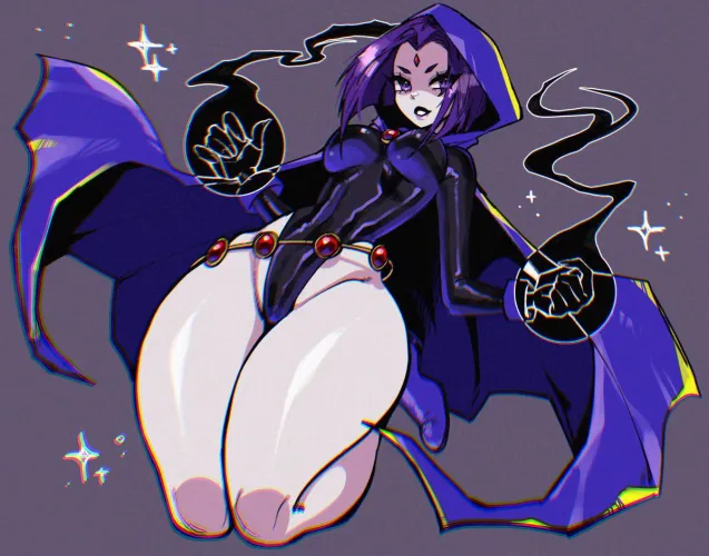 Thumbnail crystalsugarstars by mrtecta: Raven's Sultry Superhero Porn Tale